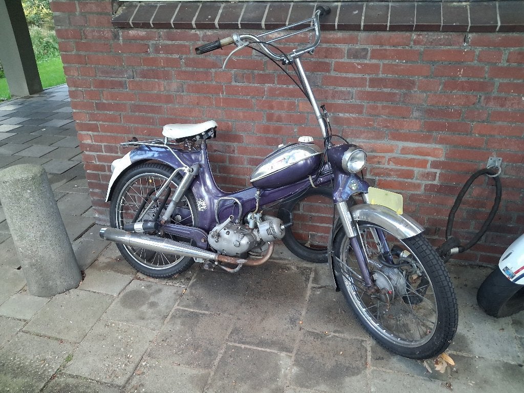 Puch mv50 mv vs 50 skytrack 3 versnellingen 60cc, Ophalen, Puch, Maximaal 45 km/u, 3 versnellingen