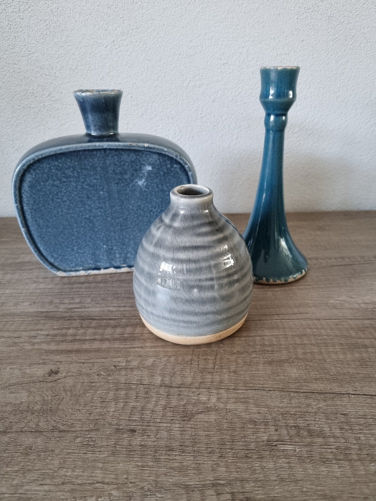 Decoratieve vazen en kandelaar - Set van 3, Ophalen