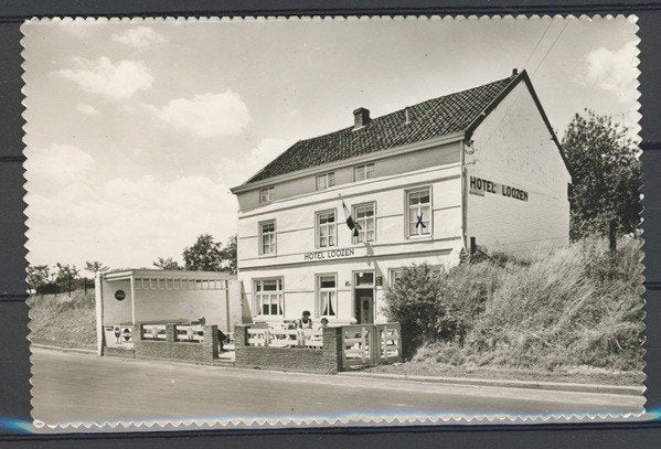Gulpen 1961 Loozen Troisfontaine FotoAnsichtkaart m-161a jdu, Ophalen of Verzenden, 1940 tot 1960, Gelopen, Limburg