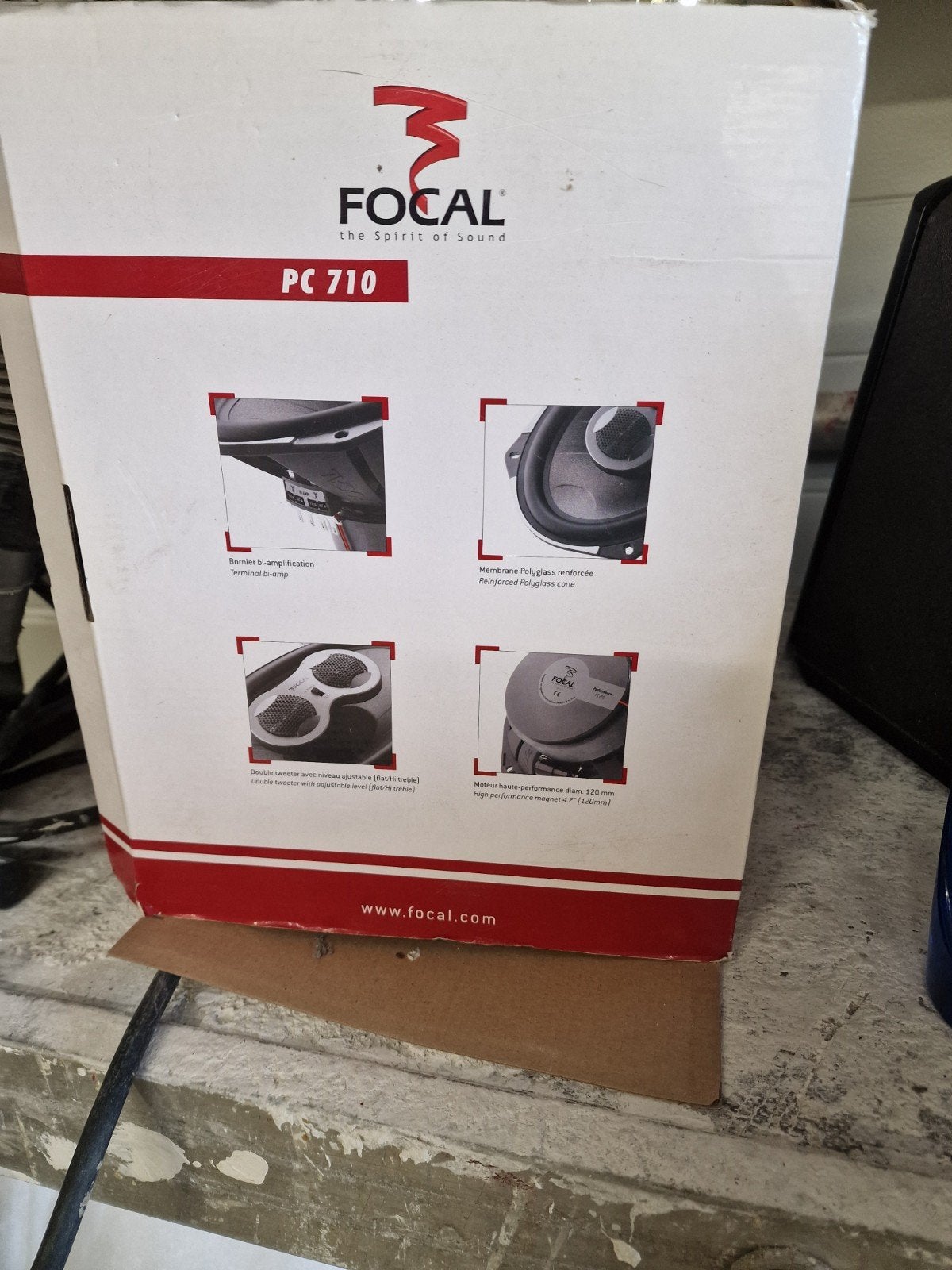Nieuwe Focal PC 710 Car Audio Speakers, Ophalen