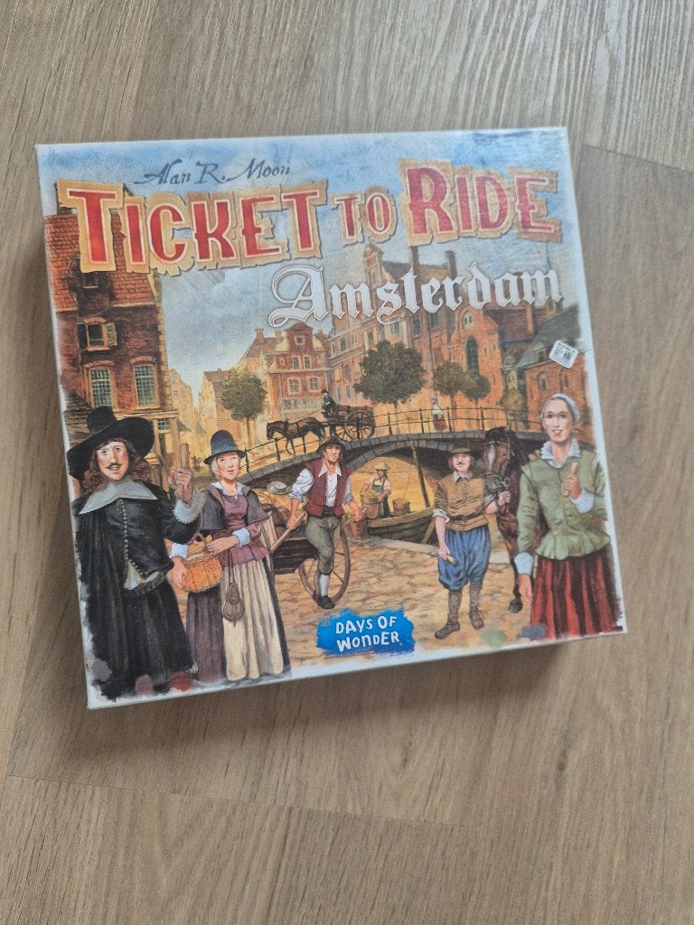 Ticket to ride Amsterdam, Drie of vier spelers, Ophalen, Nieuw