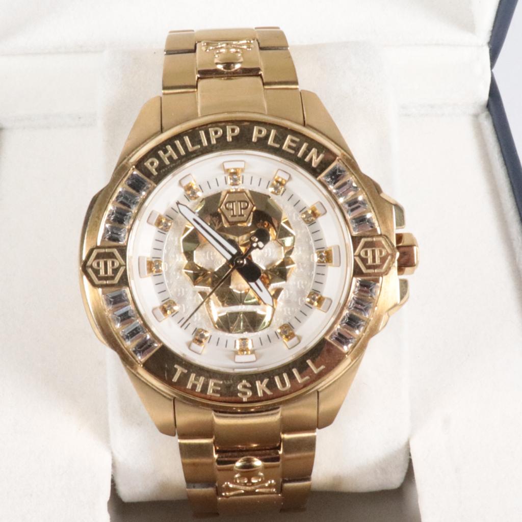 Philip Plein The Skul PWNAA0722 - Prima Staat, Sieraden, Tassen en Uiterlijk, Horloges | Heren, Philipp Plein, Gebruikt, https://www.plein.com/nl/contact-us.html