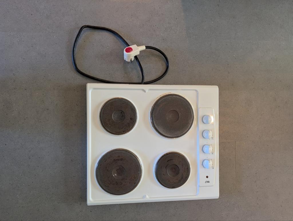 Nette ETNA 4-pits Elektrische Kookplaat (incl. Perilex), Witgoed en Apparatuur, Kookplaten, Ophalen, Gebruikt, 4 kookzones, Vrijstaand