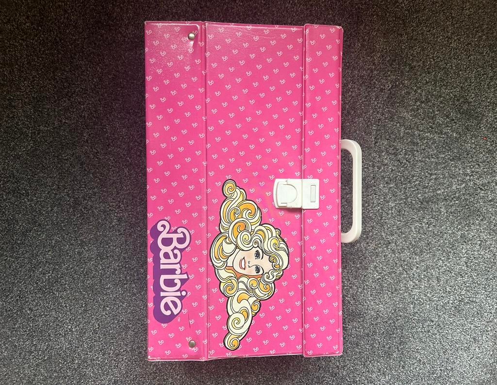 Vintage Barbie koffer van Mattel uit 1986 te koop, Verzamelen, Ophalen of Verzenden