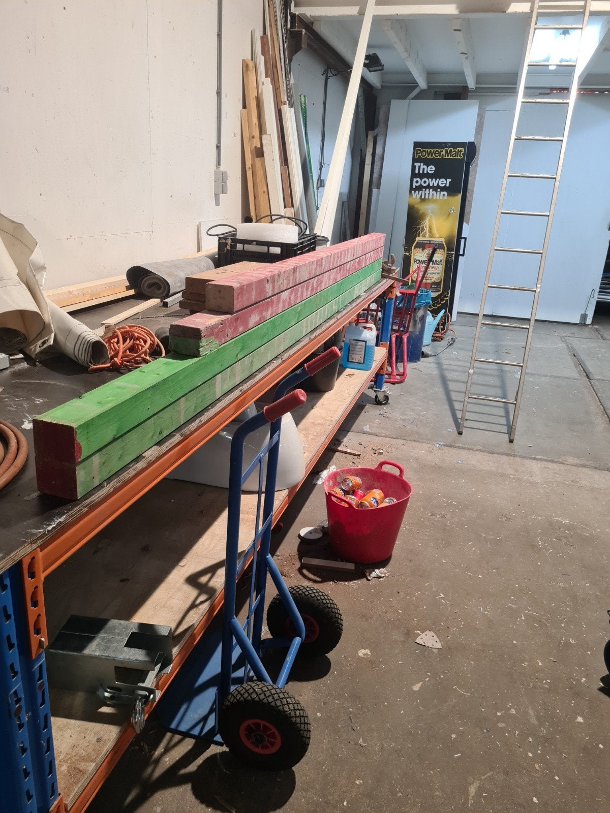 4x metselprofiel, Ophalen