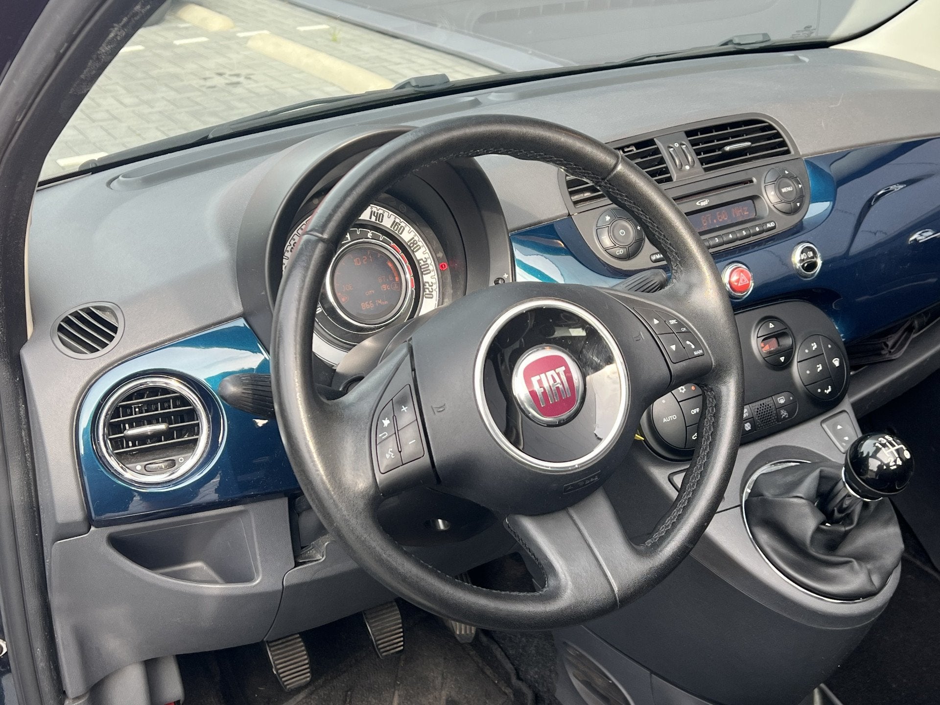 Fiat 500C 1.2 Lounge | Airco | NAP (bj 2015), Stof, Gebruikt, 4 cilinders, Origineel Nederlands