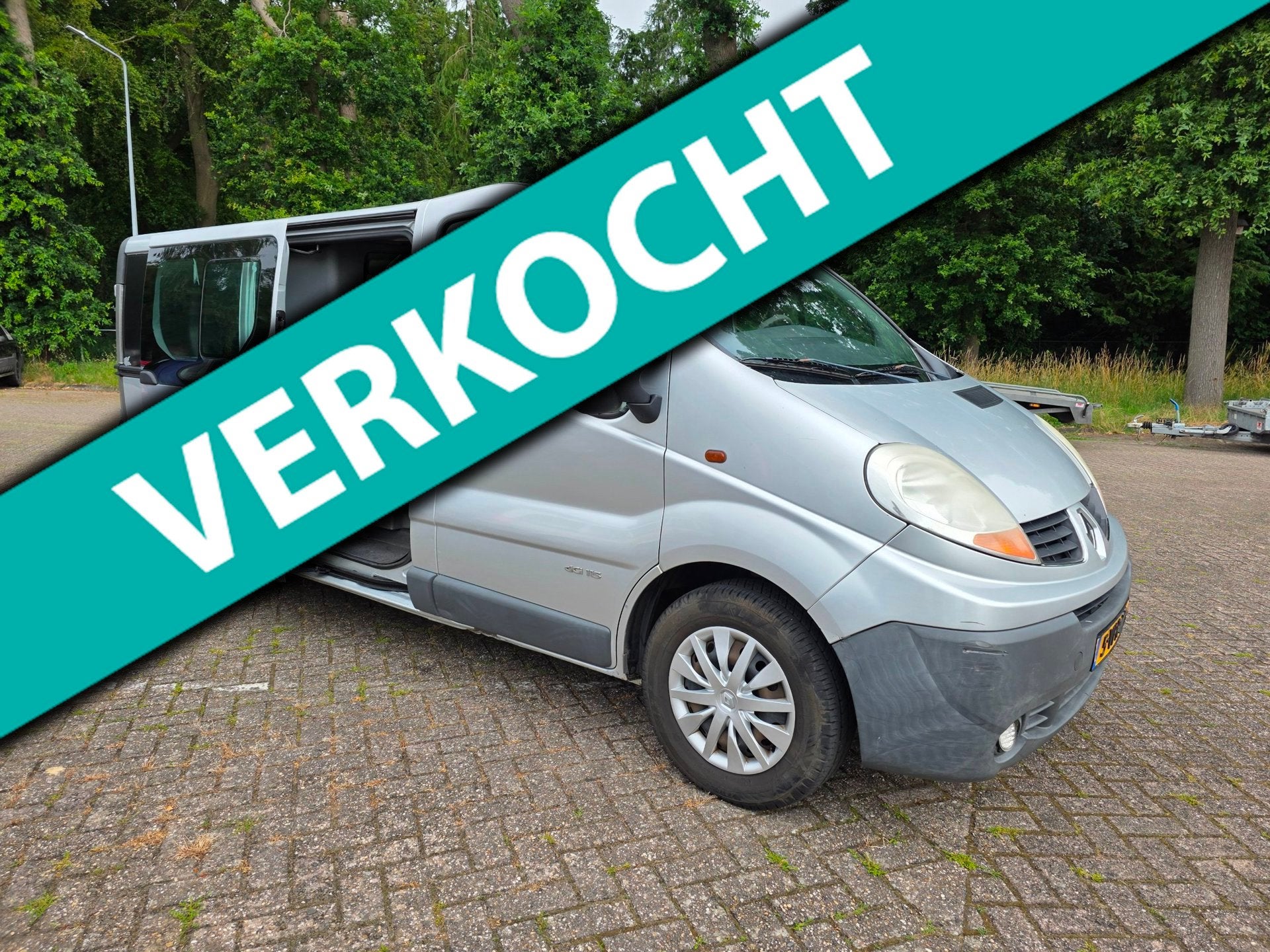 Renault Trafic 2.0 dCi T29 L2H1 dubbel cabine, Auto's, Bestelauto's, Bedrijf, Te koop, ABS, Centrale vergrendeling, Schuifdeur