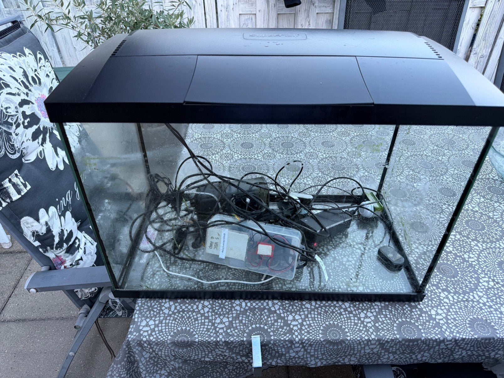Aquarium Superfish 70L, Dieren en Toebehoren, Ophalen, Zo goed als nieuw, Leeg aquarium