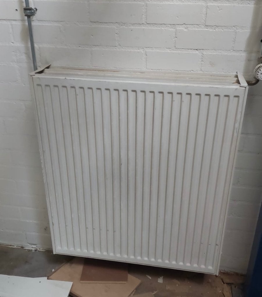 2 witte Thermrad 33 radiatoren | 80 x 90 cm | Wezep