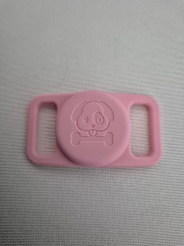 Honden tracker bevestigings hoesje licht roze, Verzenden, Nieuw