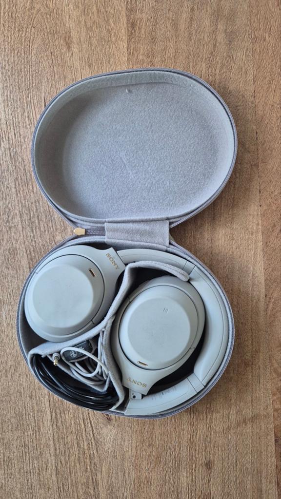 Sony WH-1000XM4 Zilver Noise Cancelling Koptelefoon, Audio, Tv en Foto, Koptelefoons, Ophalen of Verzenden, Zo goed als nieuw