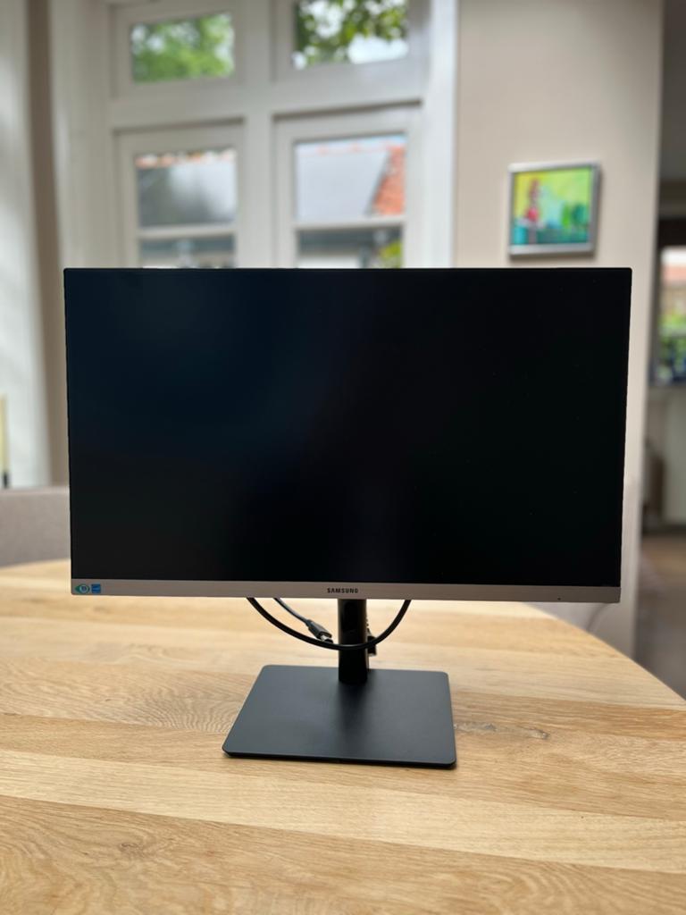 ZGAN Samsung LS24R650FDU - 24 inch Full HD Monitor, Ophalen, HDMI, Full HD, Zo goed als nieuw