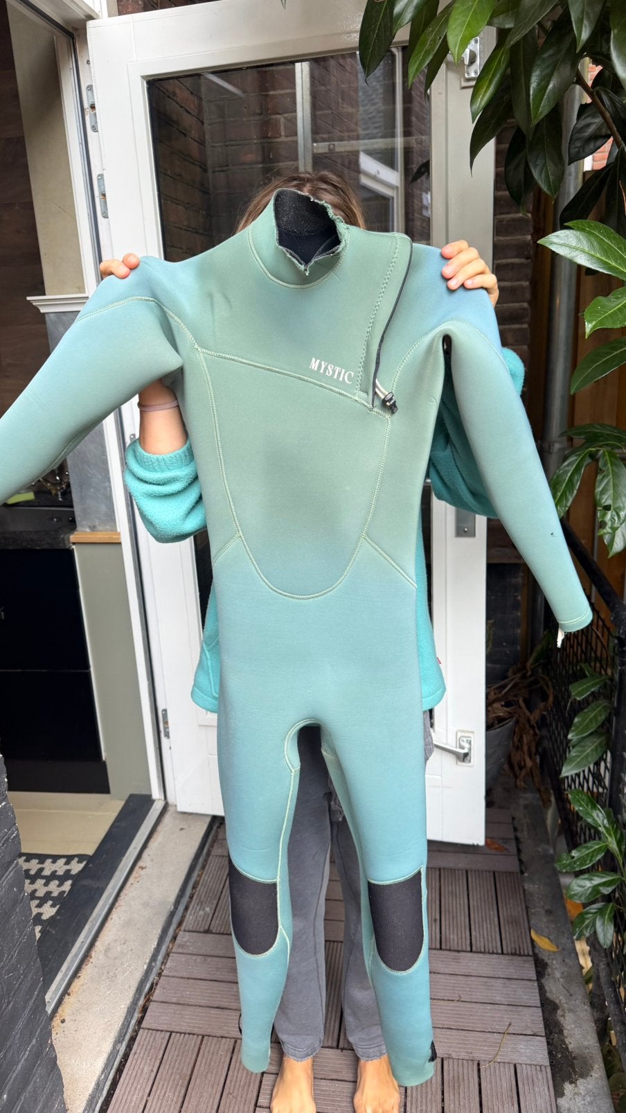 Mystic wetsuit groen L dames, Ophalen of Verzenden, Gebruikt, Dame, Wetsuit