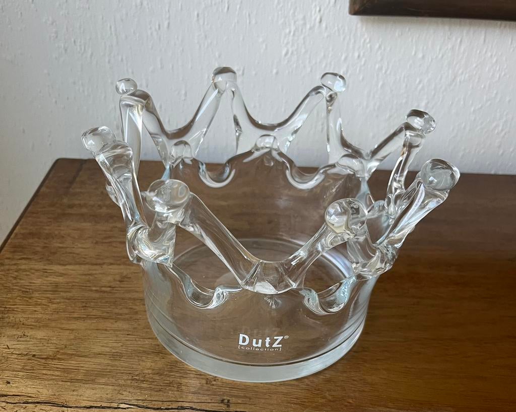 Dutz kronen vaas Nieuw, Antiek en Kunst, Antiek | Glas en Kristal, Ophalen