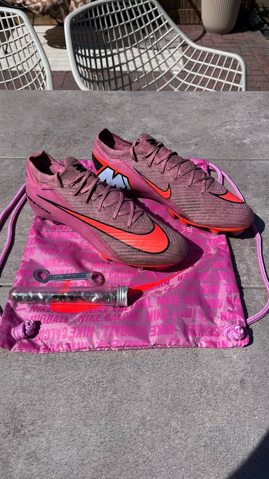 Nike Mercurial Vapor Elite (Soft Ground) - 45,5 - ZGAN, Maat XS of kleiner, Ophalen of Verzenden, Zo goed als nieuw, Schoenen