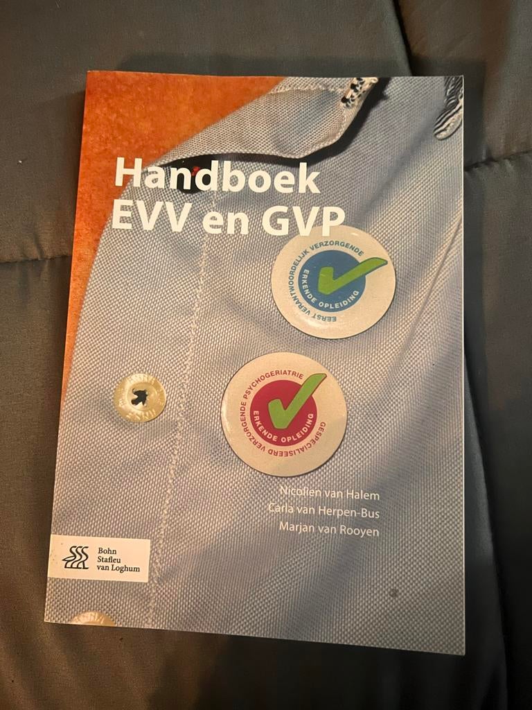 Handboek EVV en GVP - Verpleegkunde, Ophalen of Verzenden, Gamma, Zo goed als nieuw, MBO