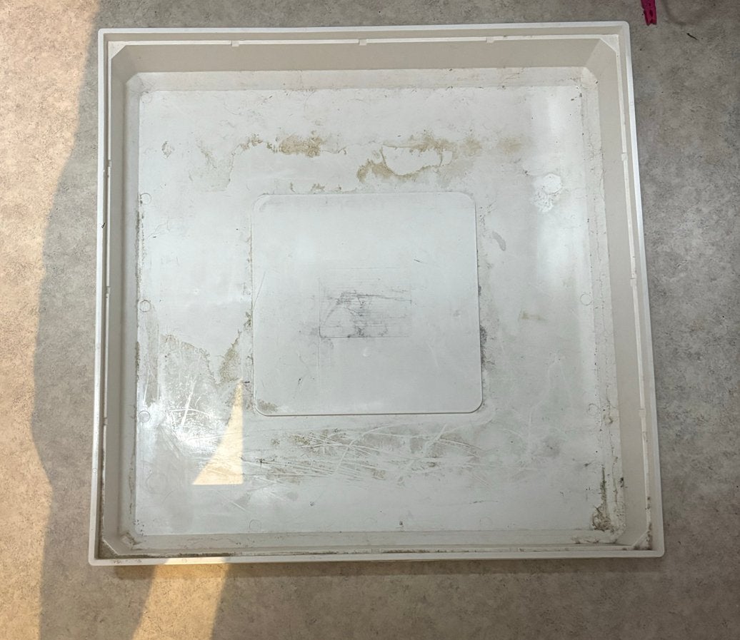 Antislipmat met lekbak en trillingsdempers, Witgoed en Apparatuur, Onderdelen en Toebehoren, Ophalen of Verzenden, Gebruikt