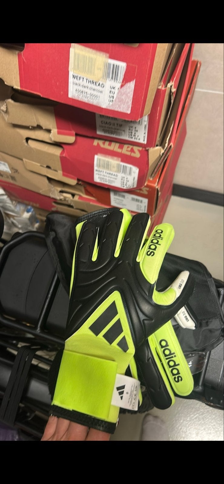 Nieuwe keepershandschoenen maat 9 diverse merken, Ophalen of Verzenden, Nieuw, Handschoenen