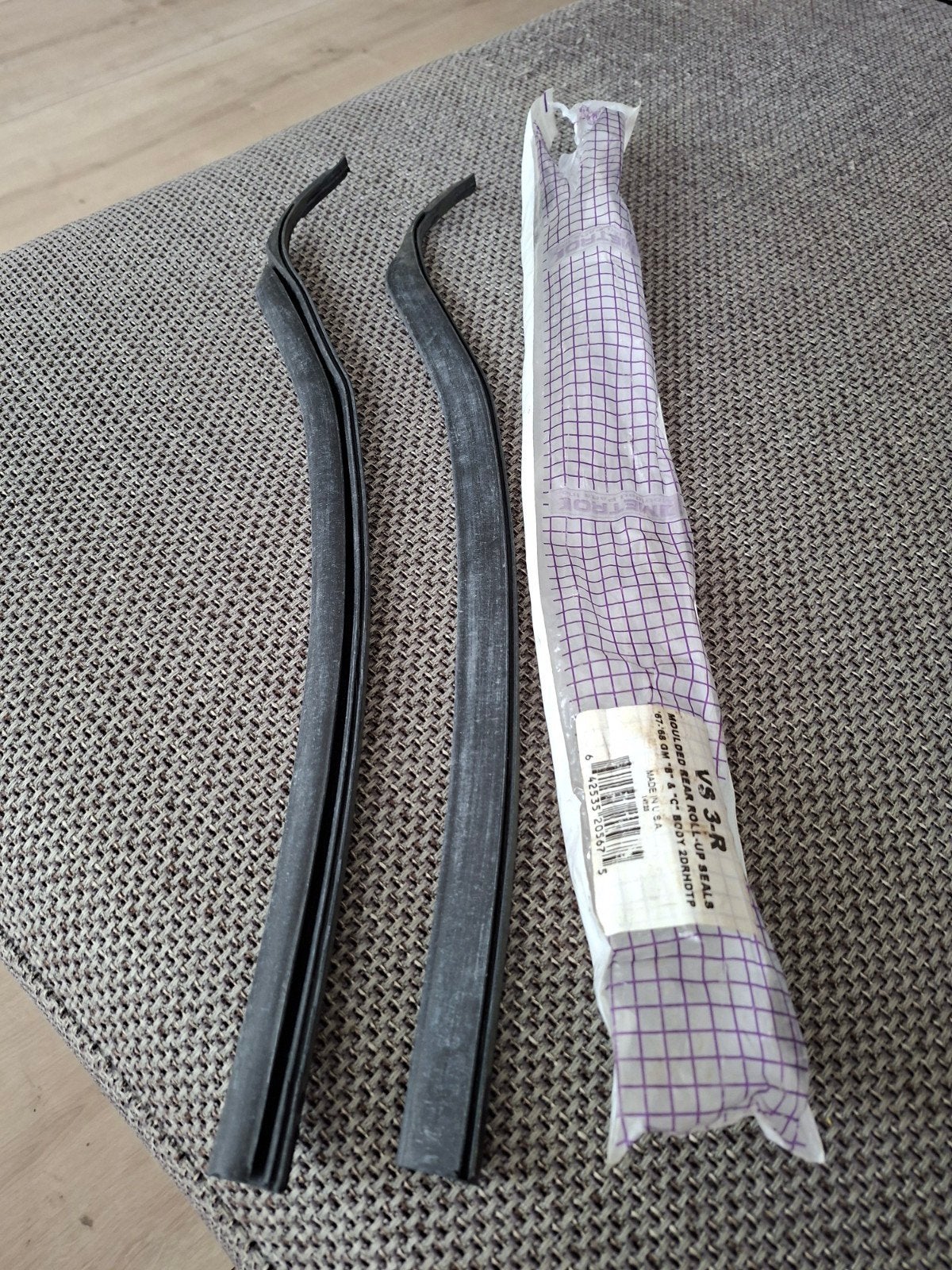 Raamrubbers voor GM B- & C-Body oldtimers (1967-1968), Auto-onderdelen, Ophalen of Verzenden, Nieuw, Amerikaanse onderdelen