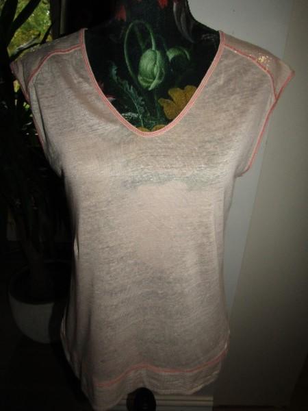 E1796 EXPRESSO mt S top nude gebreid linnen, Zo goed als nieuw, Roze, Verzenden, Expresso