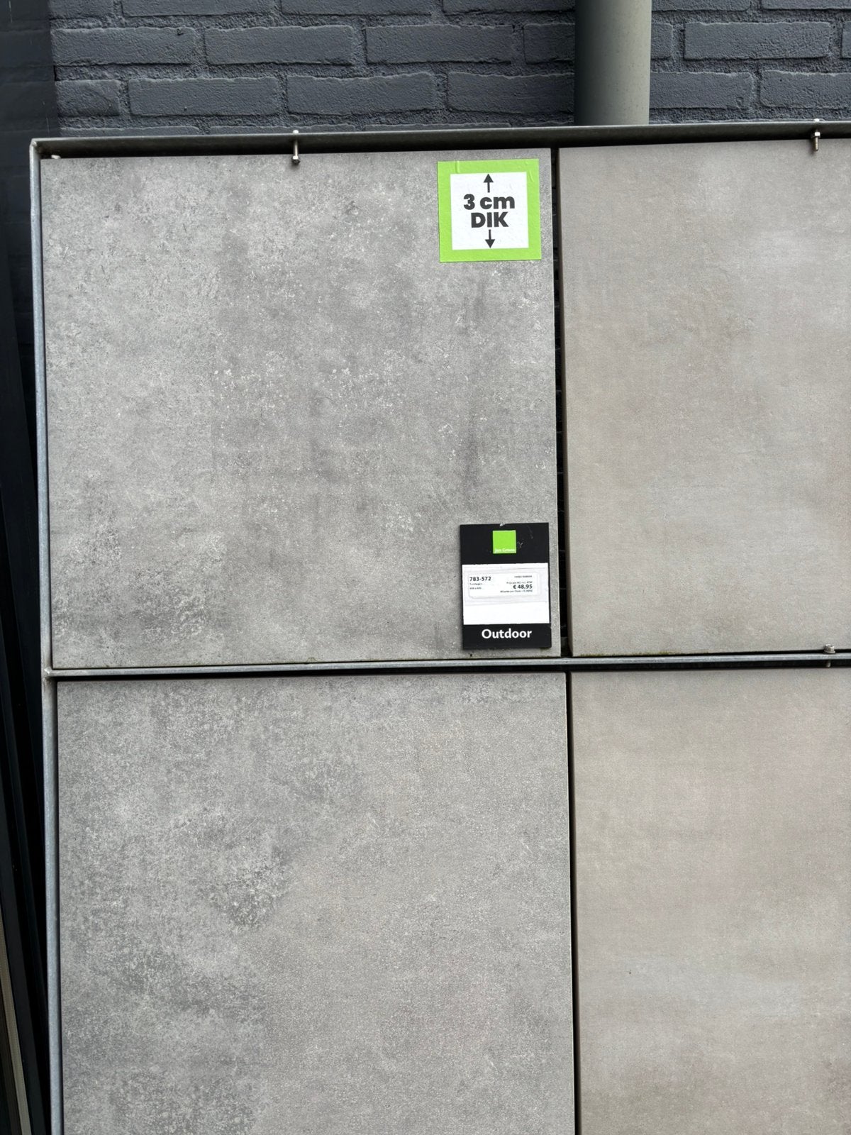 60x60x3cm Keramische tuintegels, Tuin en Terras, Tegels en Klinkers, Ophalen, Keramiek, Nieuw, 5 tot 10 m²