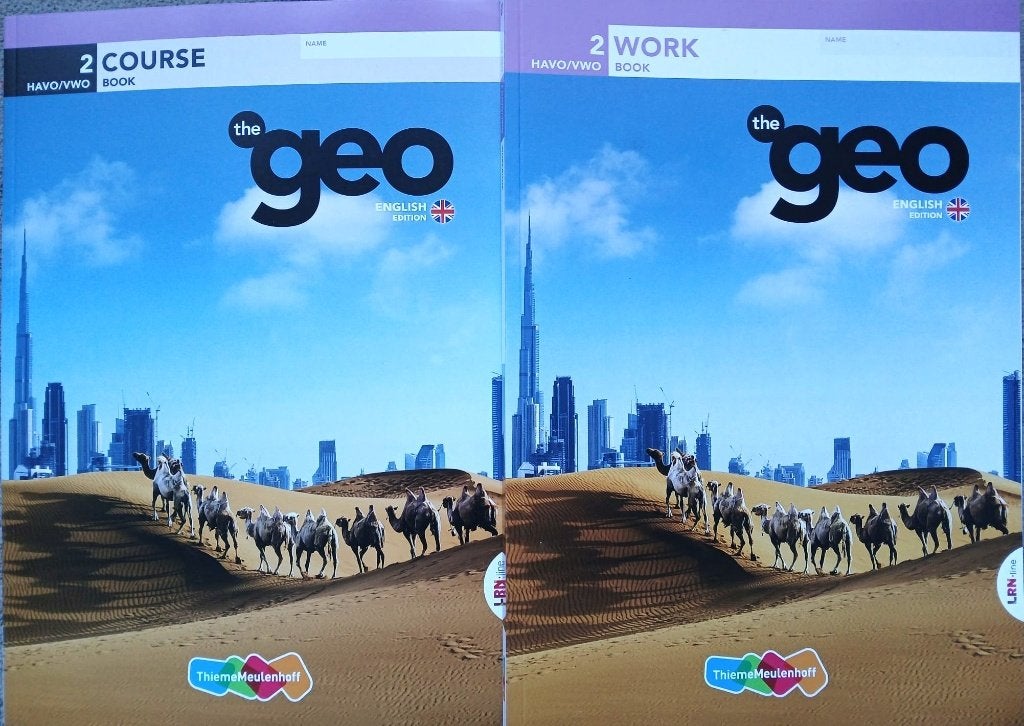 The GEO LRN-line e4 HAVO/VWO TTO 2 Course+Workbook SET nieuw, Ophalen of Verzenden, Aardrijkskunde, Overige niveaus, Nieuw