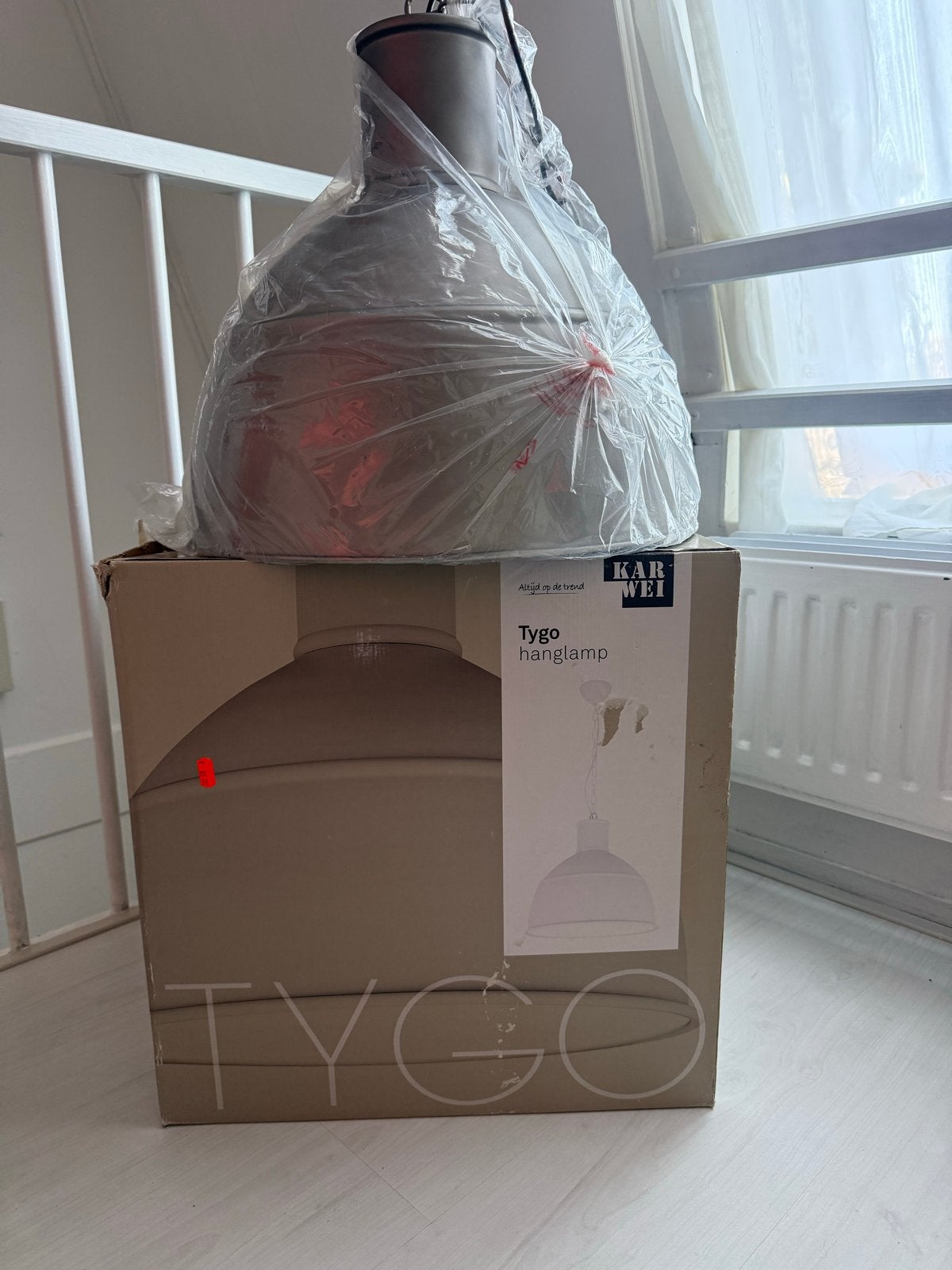 Karwei Tygo Hanglamp - Nieuw in doos, Ophalen, Nieuw, Metaal, E27 (groot)