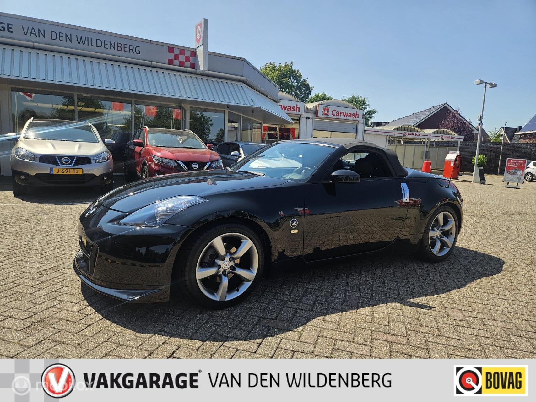 Nissan 350Z Roadster 3.5 V6 / AUTOMAAT / UNIEK, Auto's, Achterwielaandrijving, Gebruikt, Cabriolet, Zwart