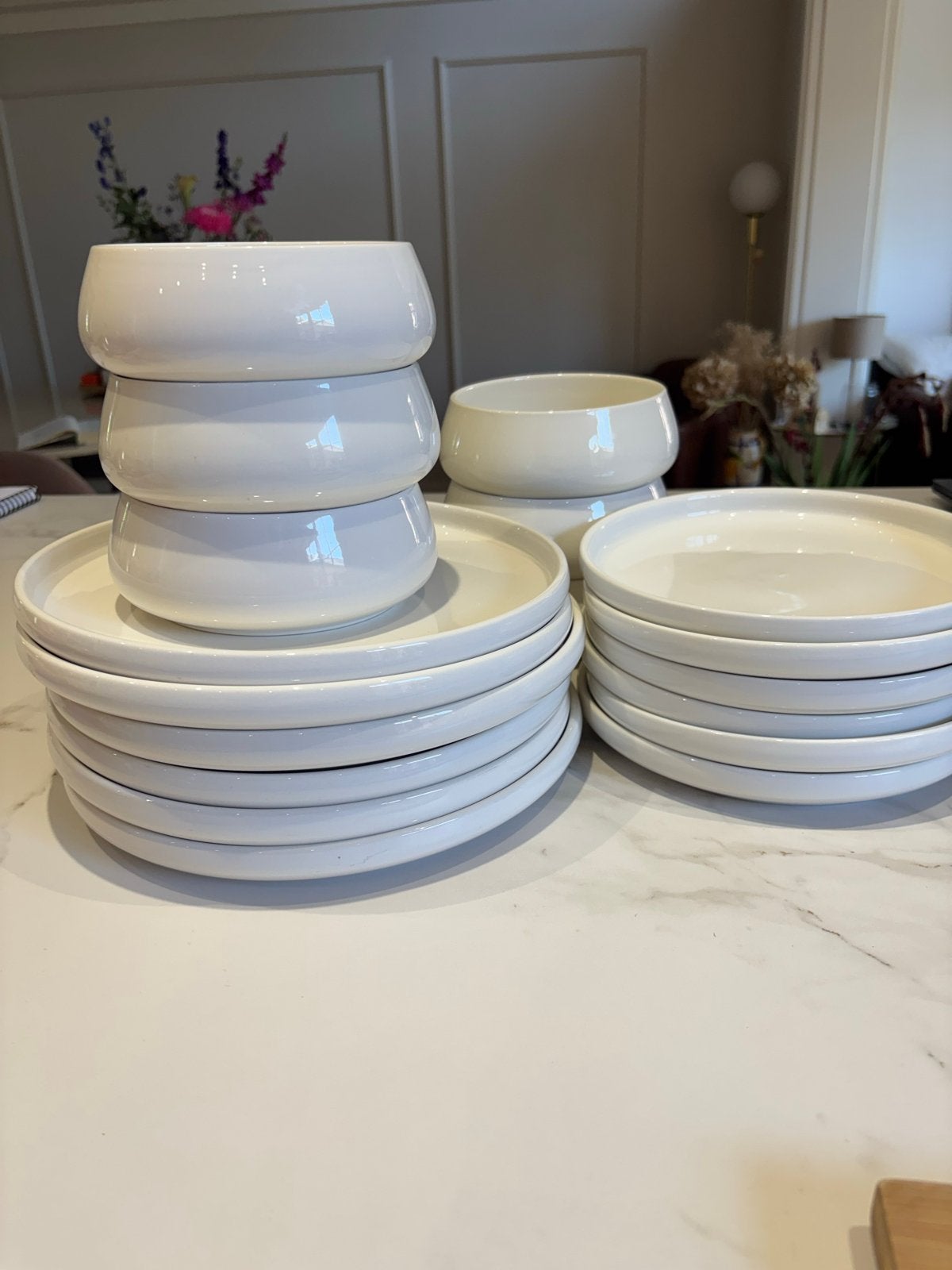 Nieuw 18-delig servies: 6 grote borden, 6 ontbijtborden, 6 k, Huis en Inrichting, Ophalen, Nieuw, Compleet servies