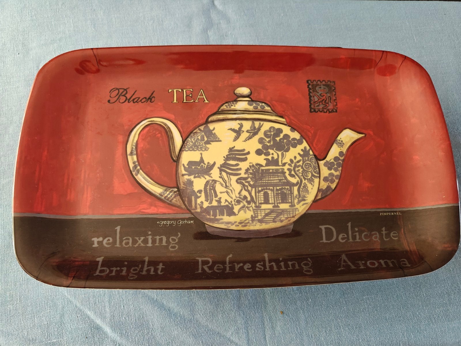 pimpernel melamine sandwich tray, Ophalen of Verzenden, Zo goed als nieuw