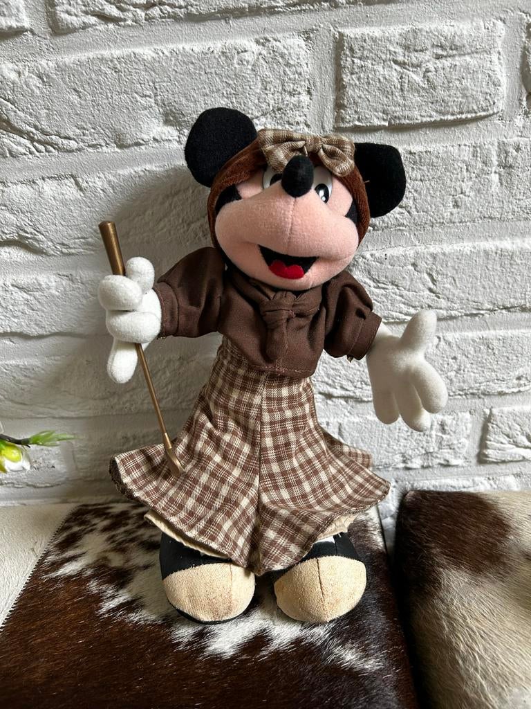 Vintage Minnie Mouse Knuffel - Golfster Outfit, Ophalen of Verzenden, Zo goed als nieuw