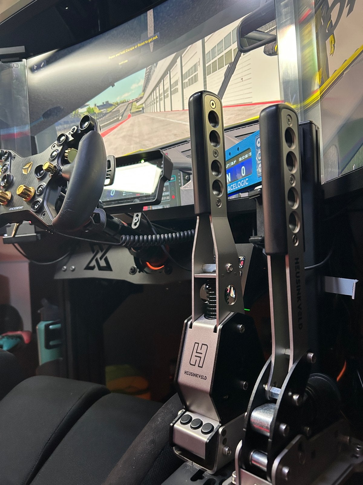 Heusinkveld Magshift & Handbrake, Zo goed als nieuw, Shifter, PC, Overige merken