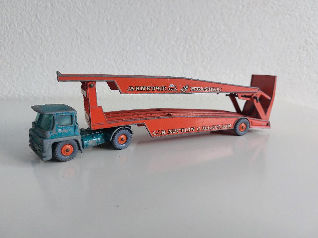 Matchbox Guy Warrior Car Transporter, Ophalen of Verzenden, Gebruikt, Bus of Vrachtwagen