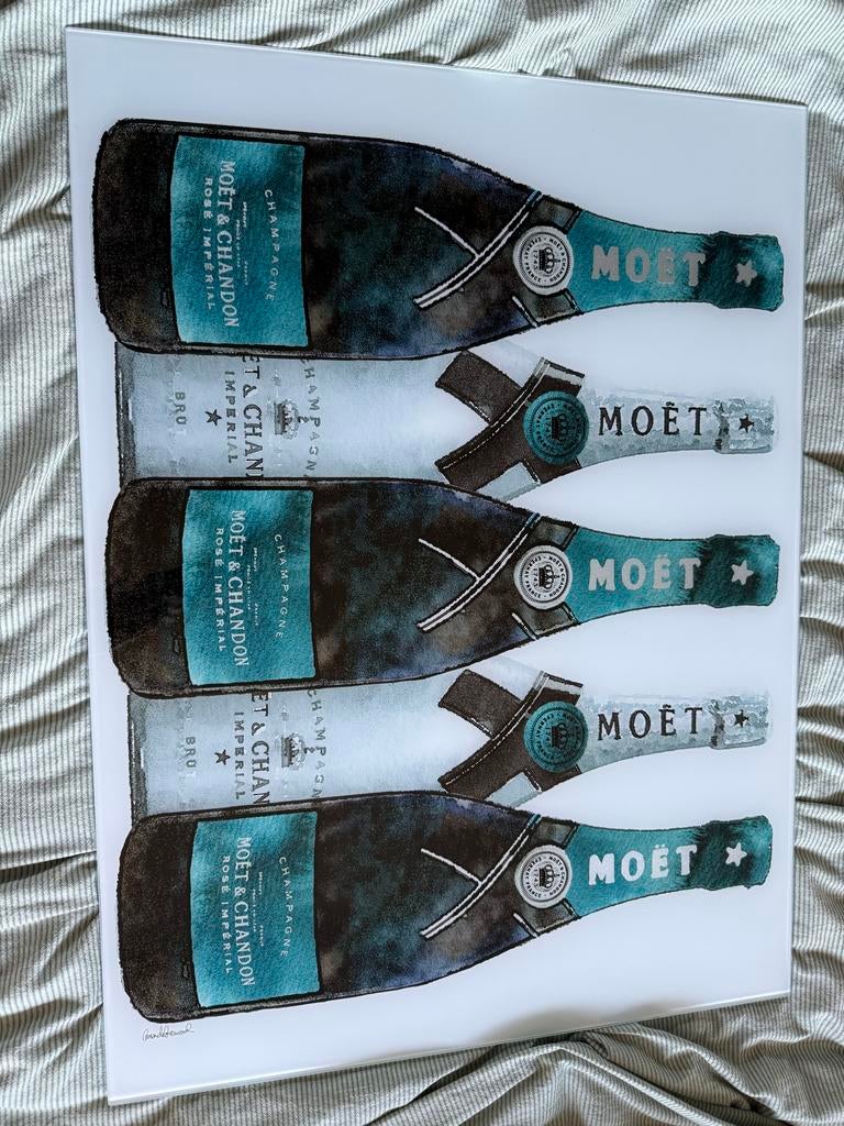 Moët & Chandon Glas Schilderij ter Halle, Ophalen