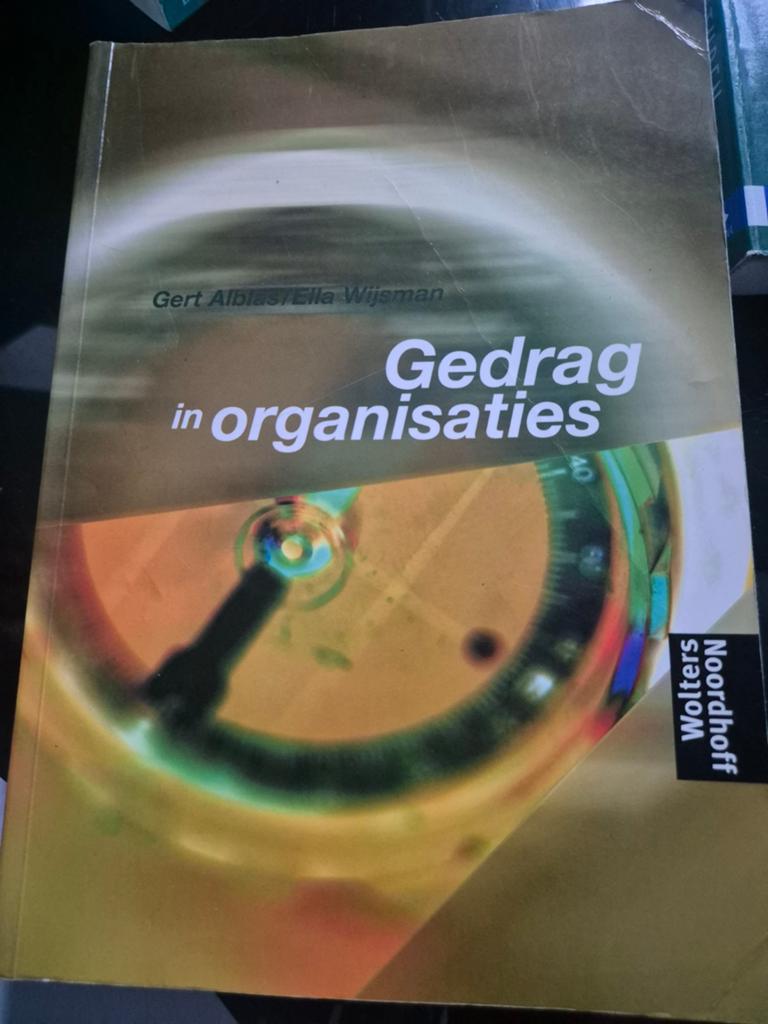 Gedrag in organisaties - Gert Alblas & Ella Wijman, Gelezen, Gert Alblas, Ella Wijman, Gamma, HBO