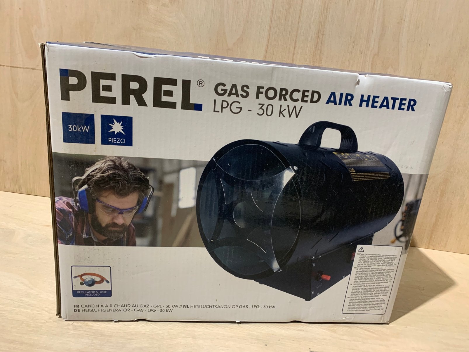 Perel LPG Gas Heater 30 kW – Krachtige Heteluchtkanon, 30 tot 80 cm, Perel, Perel, Minder dan 60 cm