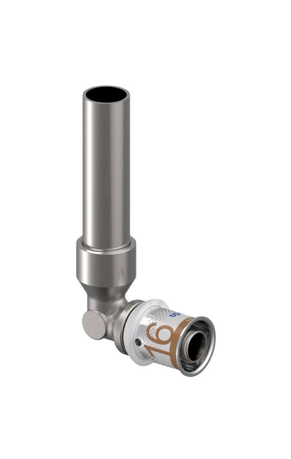 Uponor persfitting bocht 16x15, Doe-het-zelf en Verbouw, Ophalen of Verzenden, Nieuw, Koper