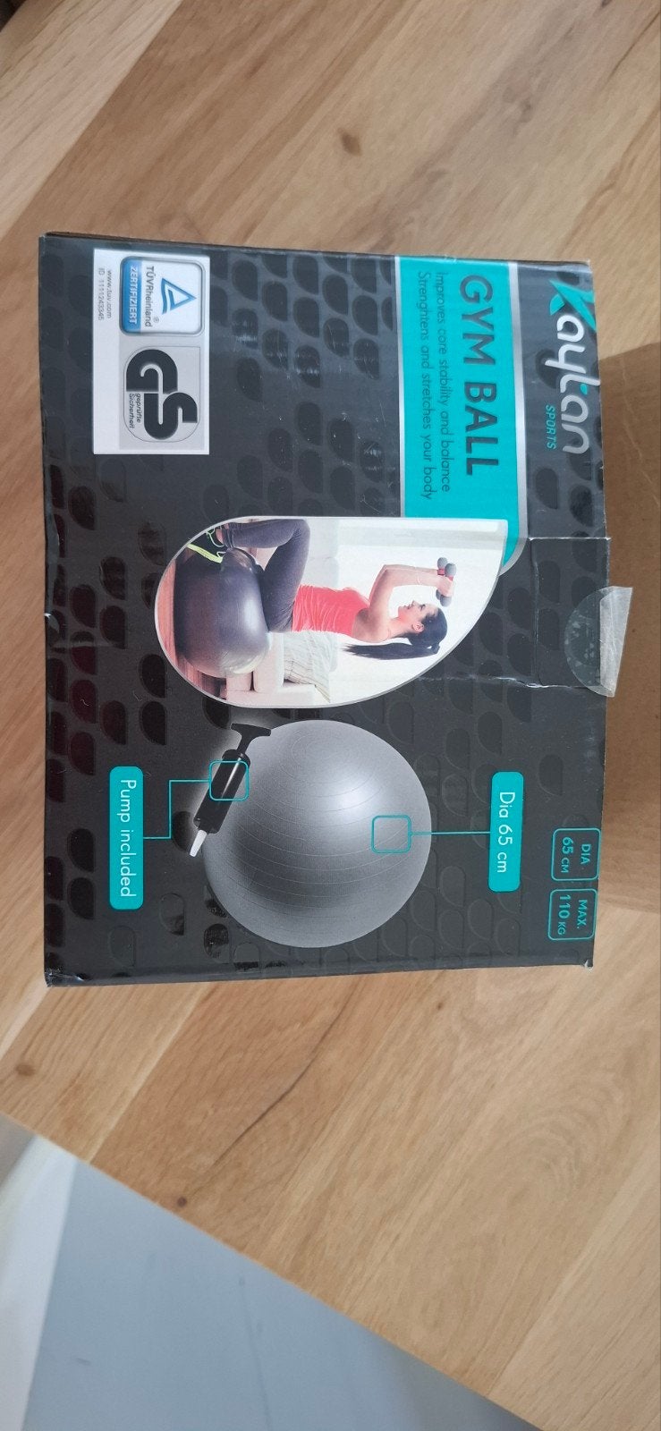 65 cm Yoga Bal / Gym Bal, Sport en Fitness, Fitnessmaterialen, Ophalen of Verzenden, Nieuw, Fitnessbal