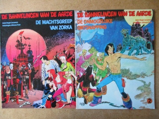 adv7168 bannelingen van de aarde, Eén stripboek, Ophalen, Gelezen