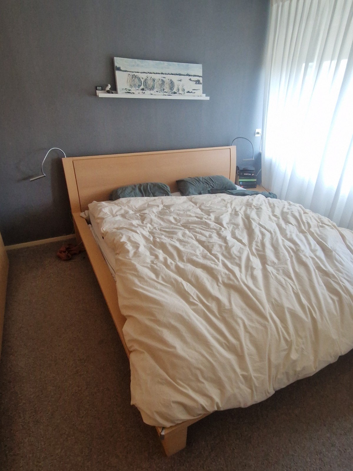 Auping bed met spiraalbodem en matras (200x230cm), Ophalen of Verzenden