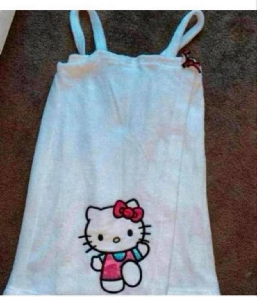 Hello Kitty SaunaKilt / Nachtjurk - One Size, Ophalen of Verzenden, Zo goed als nieuw