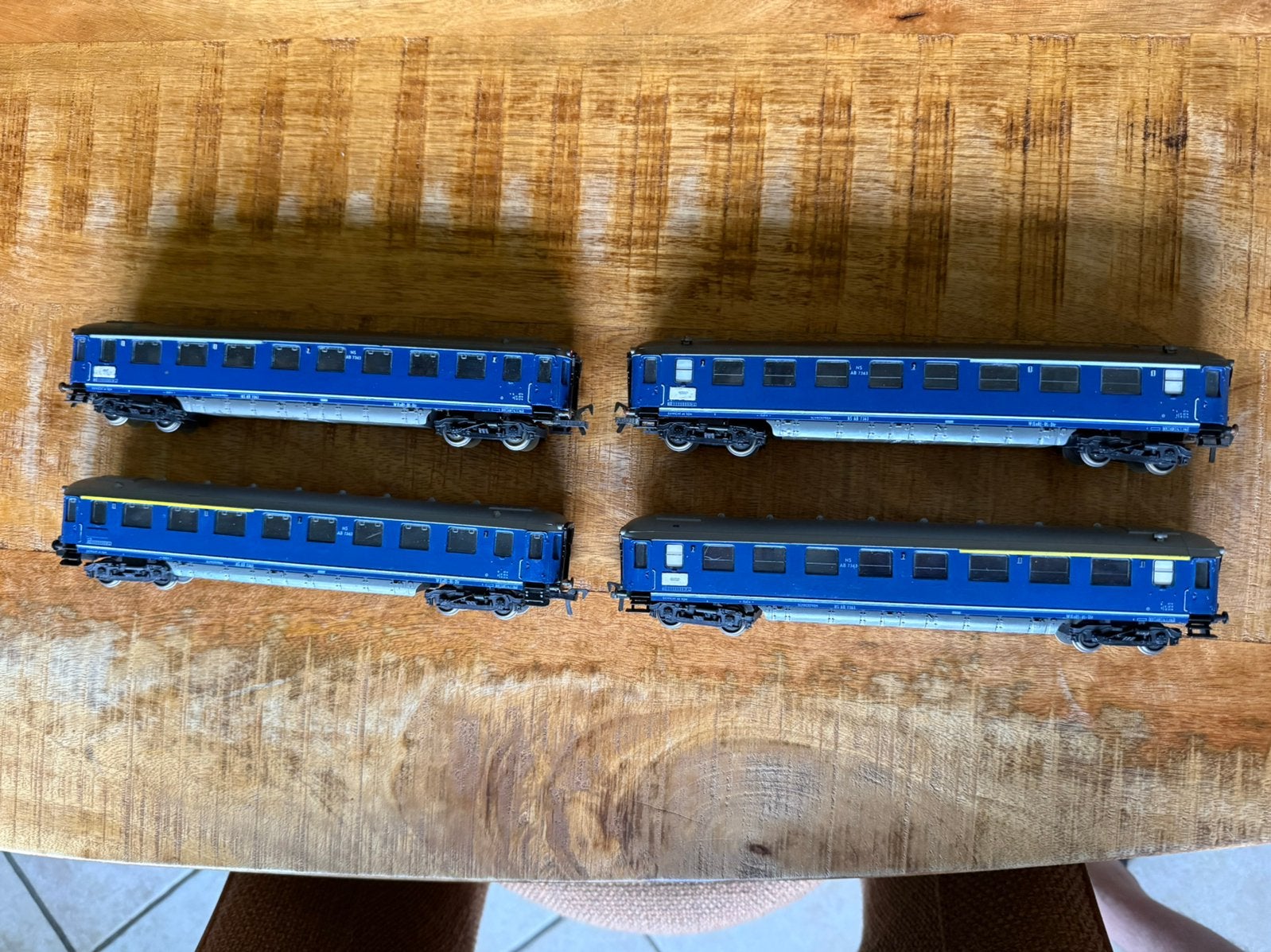 4x Fleischmann 5154 plan K rijtuigen NS in nette staat, Hobby en Vrije tijd, Modeltreinen | H0, Zo goed als nieuw, Wagon, Gelijkstroom