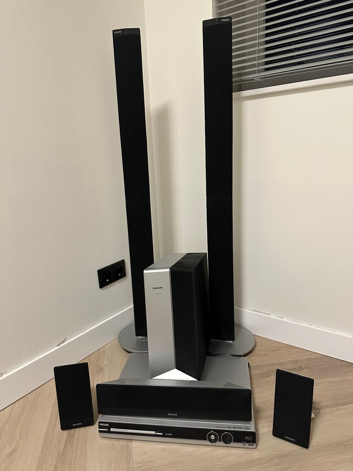 Philips Home theater system, Audio, Tv en Foto, Home Cinema-sets, Ophalen, Philips, Gebruikt, 5.1-systeem
