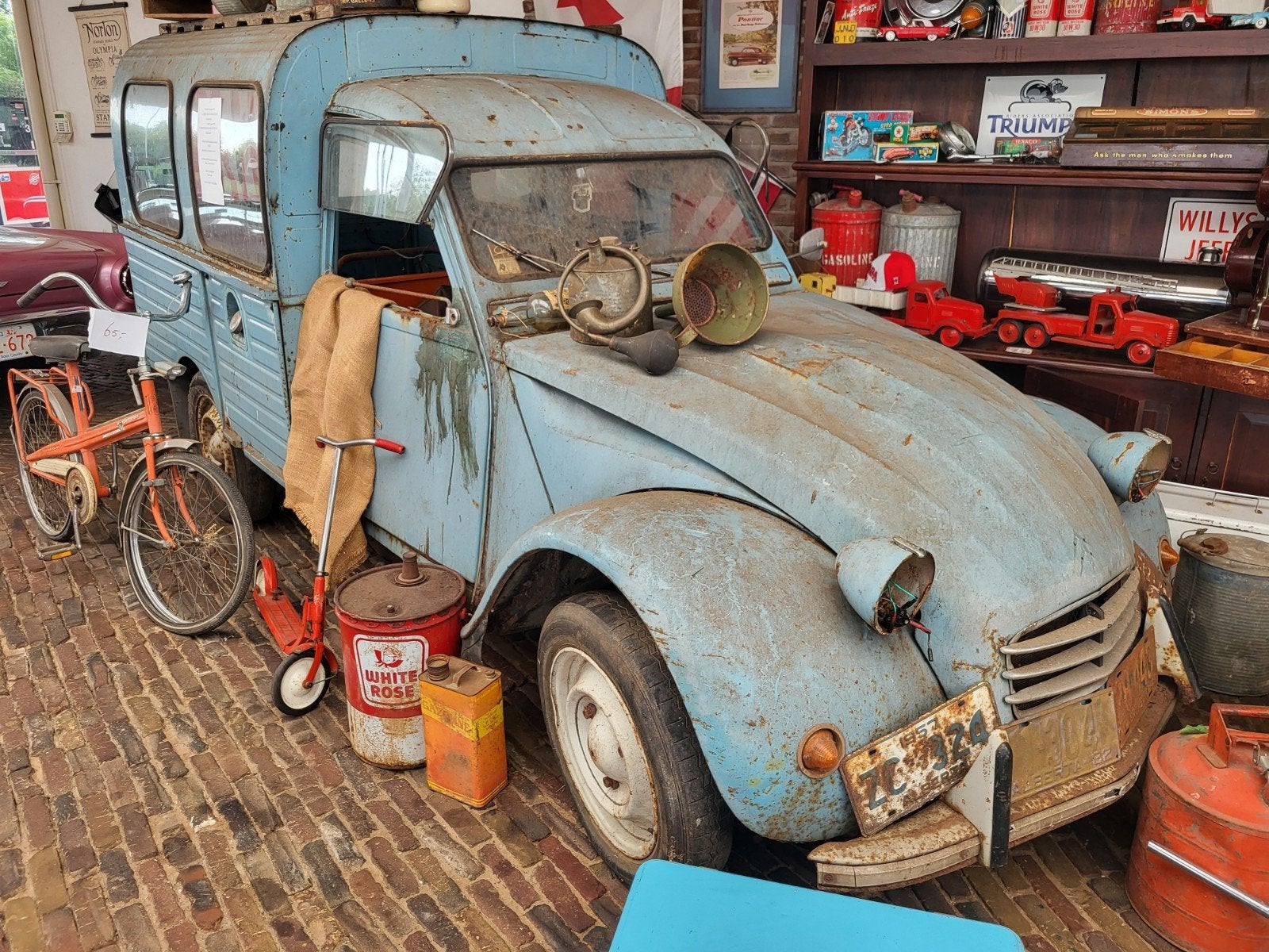 1971 Citroen AK 400 bestel oldtimer, Auto's, 230 pk, 450 kg, 2376 kg, Origineel Nederlands