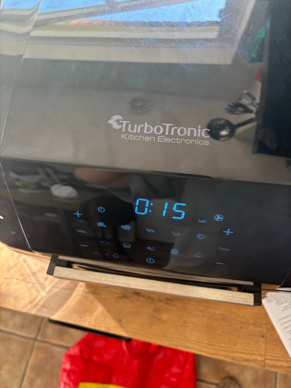 TurboTronic TurboAir Fryer Multi Smart Oven, Witgoed en Apparatuur, Airfryers, Ophalen of Verzenden, Gebruikt, Airfryer, 1500 gram of meer