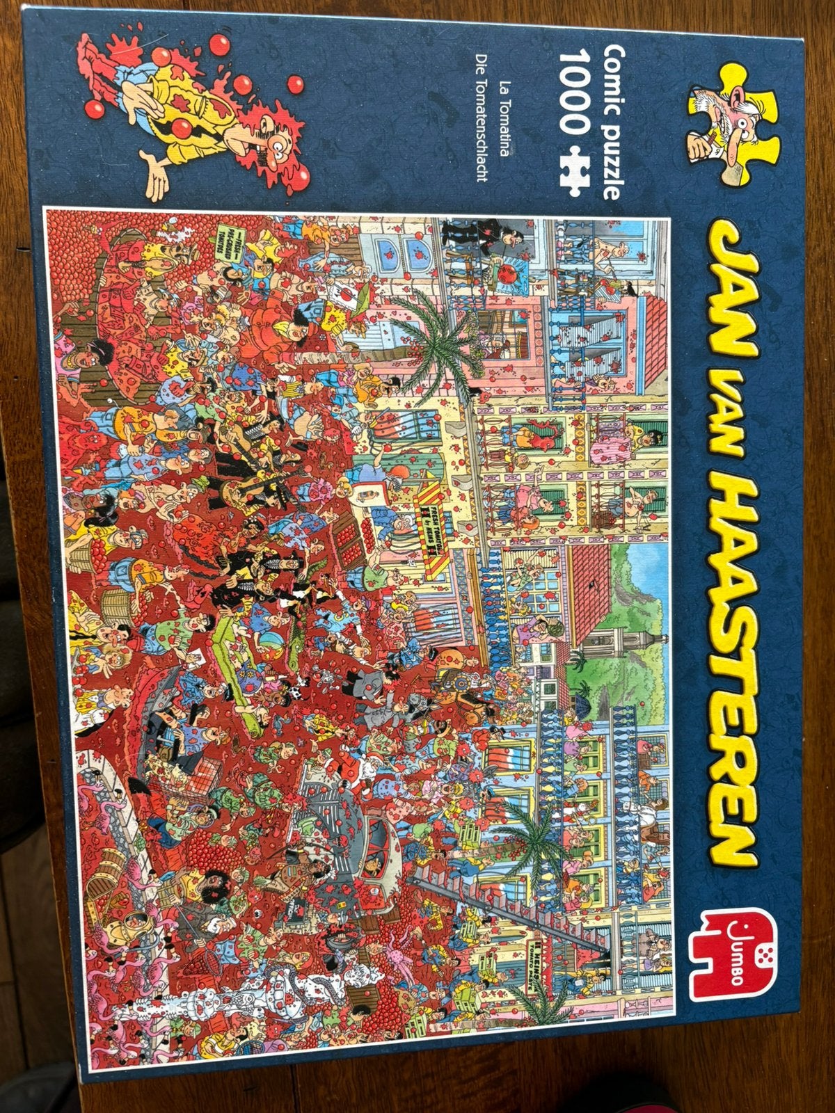Ruilen Drachten e.o. Jan v. Haasteren puzzel 1000 st, Ophalen of Verzenden, 500 t/m 1500 stukjes, Zo goed als nieuw