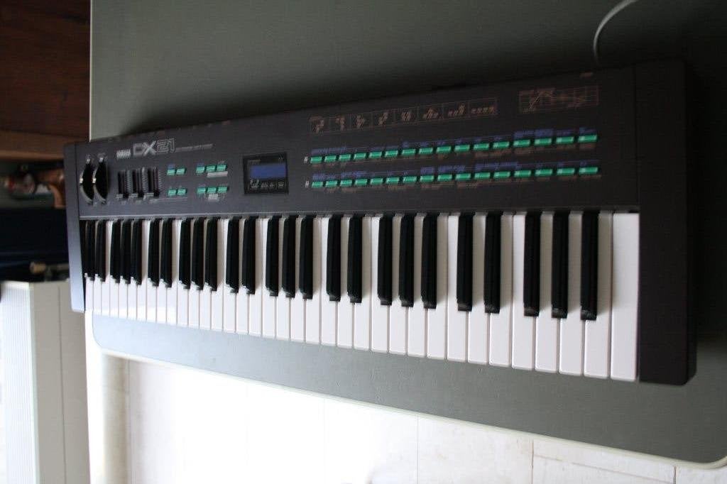 YAMAHA DX21 Vintage FM synthesizer, Ophalen, Yamaha, Met midi-aansluiting, 61 toetsen