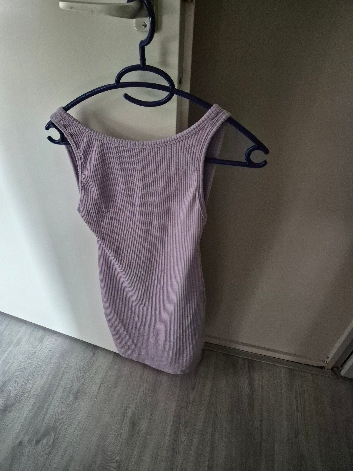 Bershka dames jurkje lila open rug maat S, Paars, Zo goed als nieuw, Maat 36 (S), Boven de knie