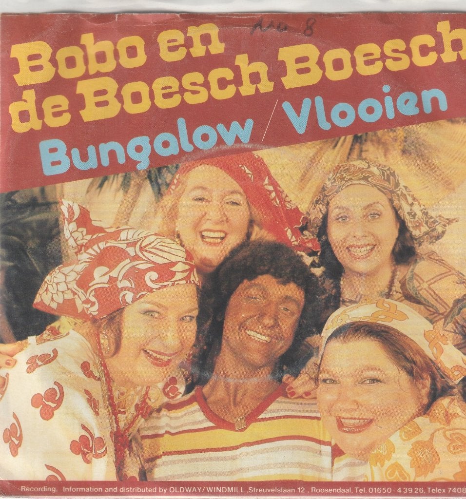 Bobo en de Boesch Boesch Ik wil een bungalow vinyl, Ophalen of Verzenden, Zo goed als nieuw, Nederlandstalig