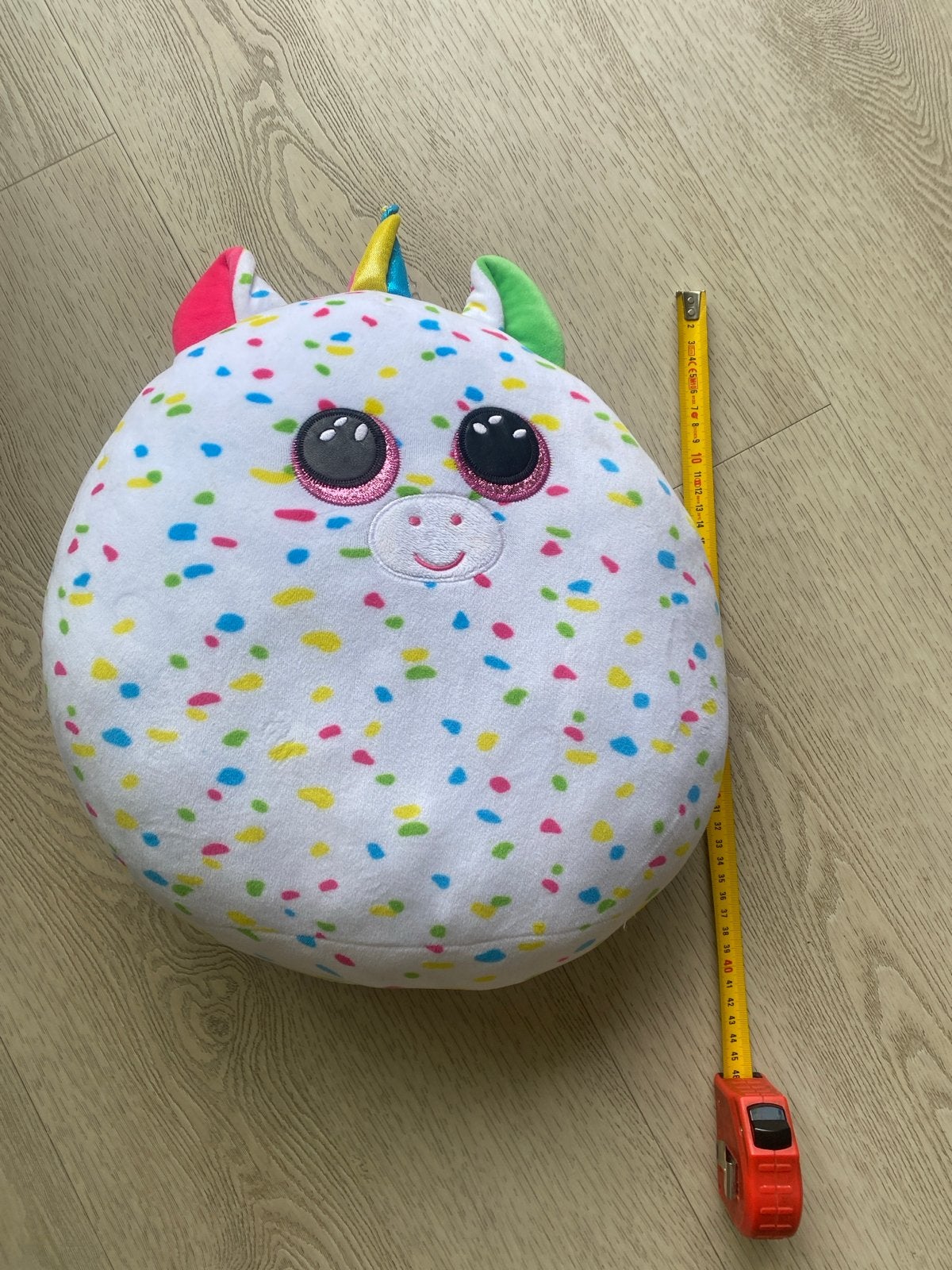 Ty Squishmallow Harmonie 40 cm, Eenhoorn, Ophalen of Verzenden, Middelgroot (20 tot 80 cm), Meerkleurig